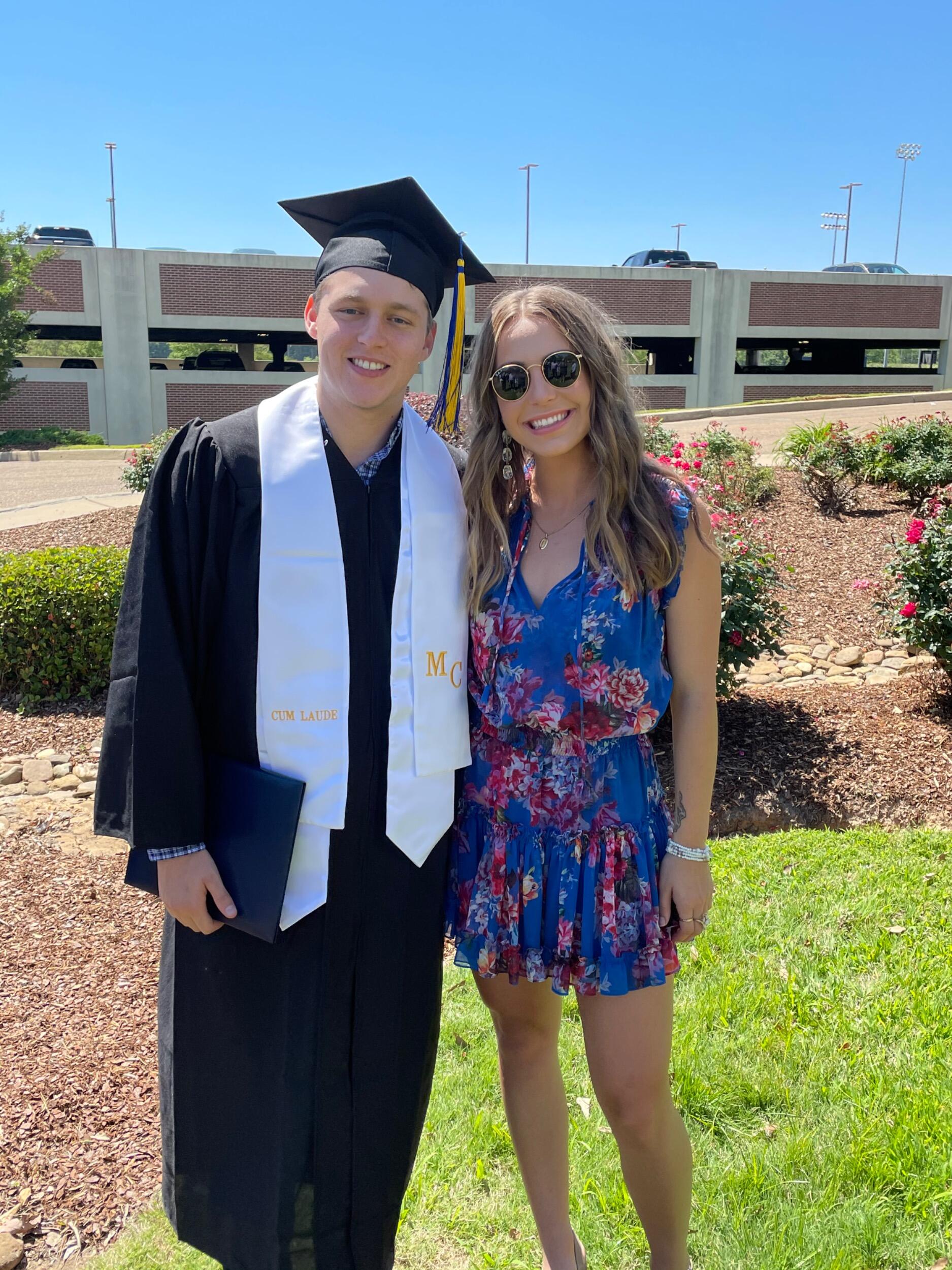 We got to share each other’s college years and watch one another walk across the stage — honestly, such a wild and special time to experience together.