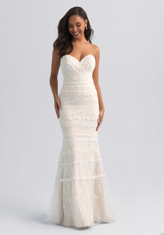 Disney Fairy Tale Weddings Pocahontas - DP405 Sheath Wedding Dress - 4