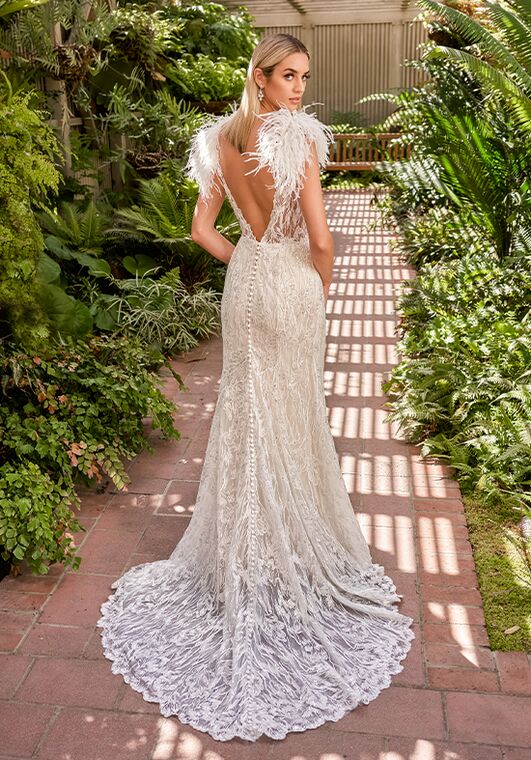 Jasmine Couture Lexi Fit-and-Flare Wedding Dress - 4