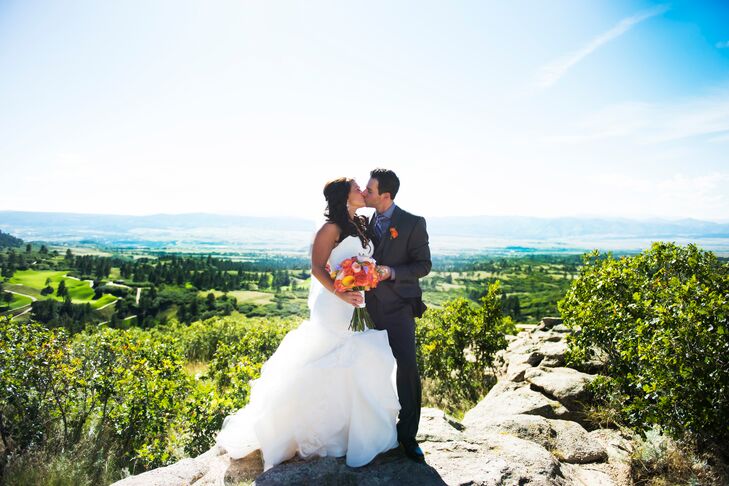 Cara and Josh at Cielo at Castle Pines