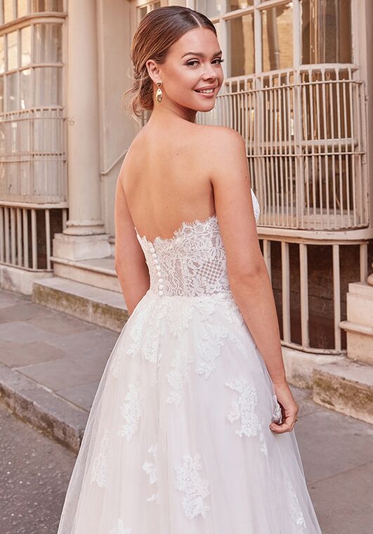 Adore by Justin Alexander Valerie A-Line Wedding Dress - 4