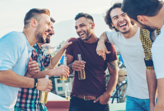 guys at a bachelor party
