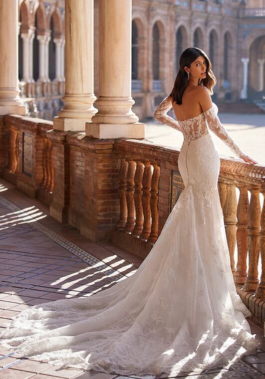 Moonlight Couture H1550 Mermaid Wedding Dress - 2