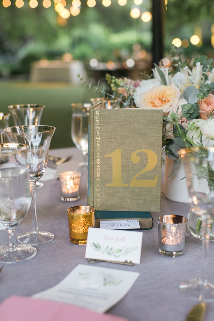 Vintage Book Centerpieces