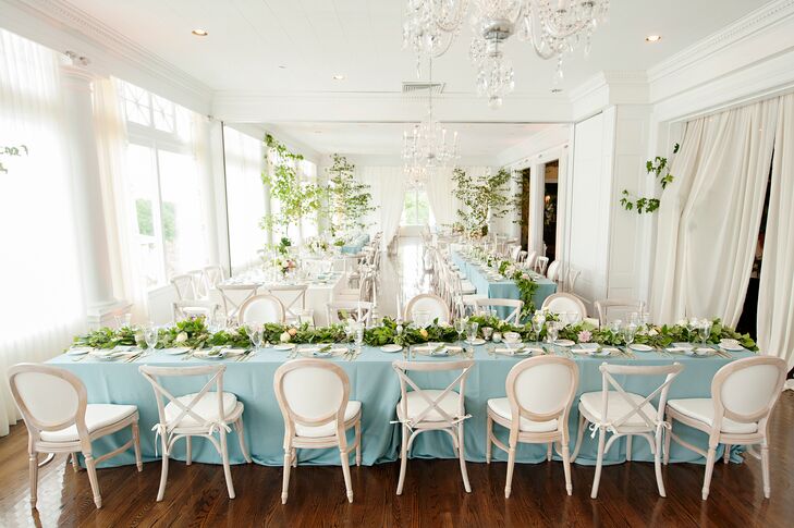 Preppy Pastel Reception at the Cincinnati Country Club in Cincinnati