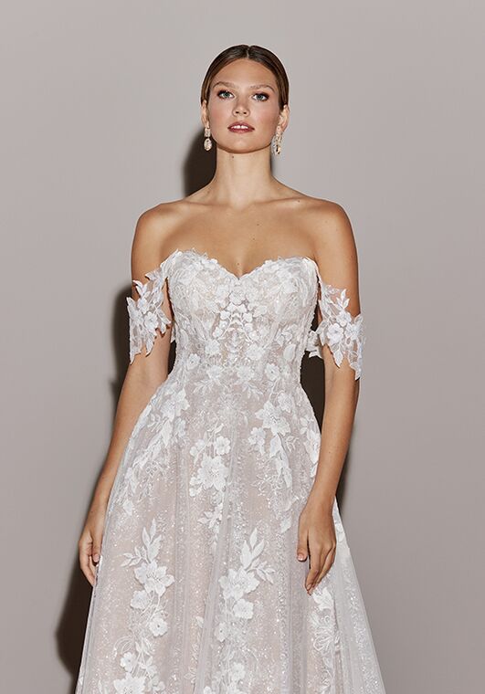 Justin Alexander Signature Utopia A-Line Wedding Dress - 3