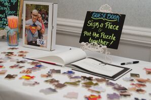Puzzle-Piece Guest Book