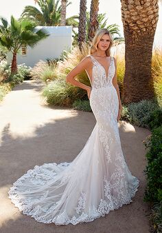 Demetrios 8130 Fit-and-Flare Wedding Dress