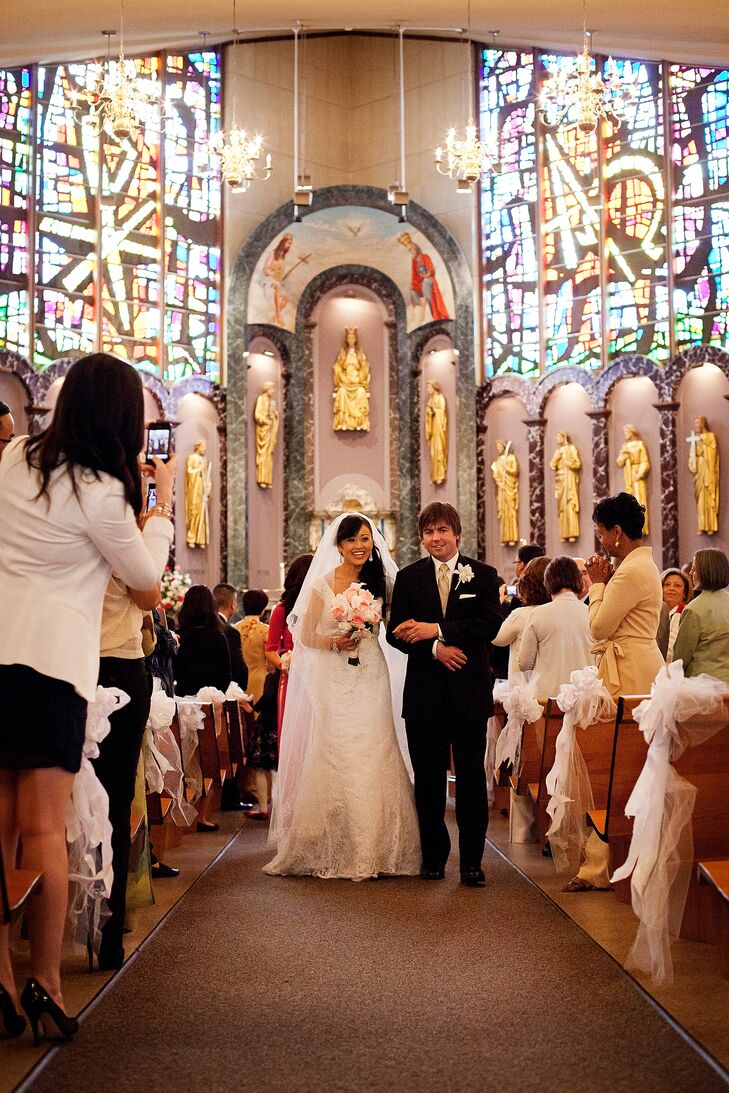 Natalie Tran (29, esthetician) and Joe Steger (28, critical wellness specialist) knew of each other in high school, but they didn't become friends unt