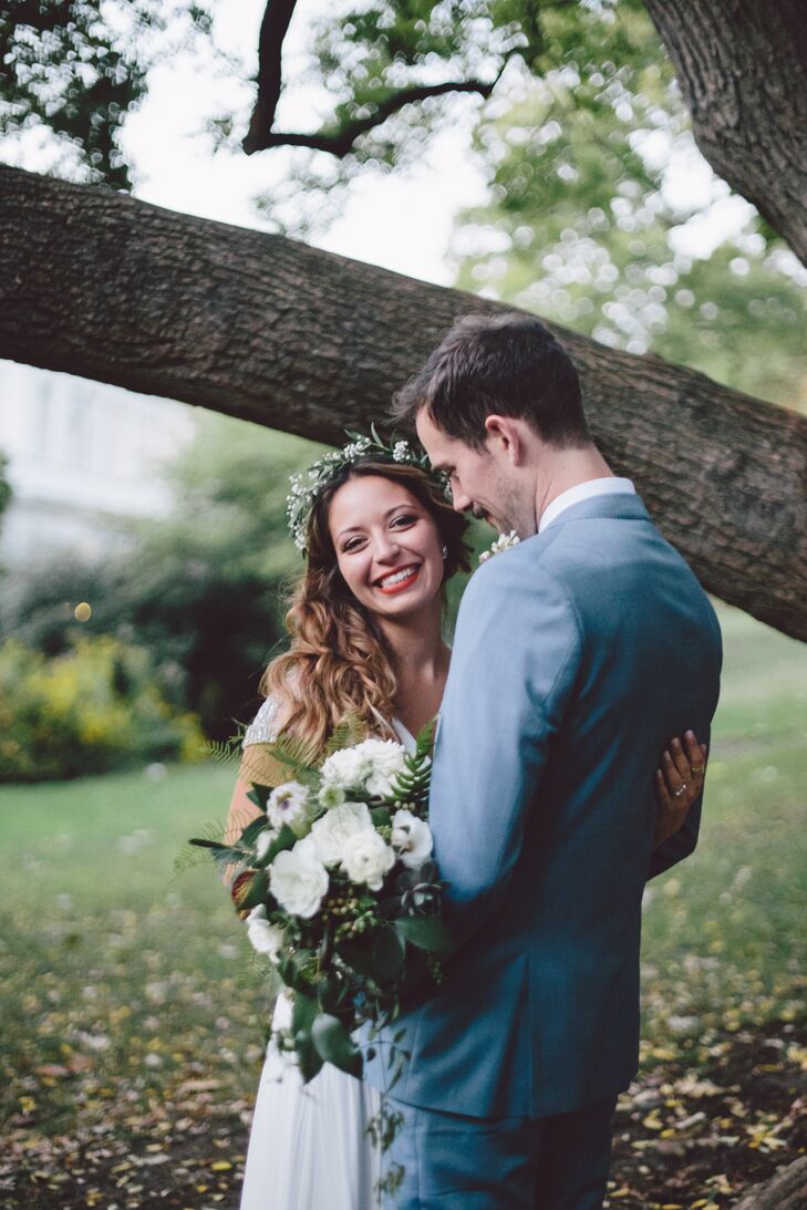 Bride and Groom in Prospect Park, Brooklyn