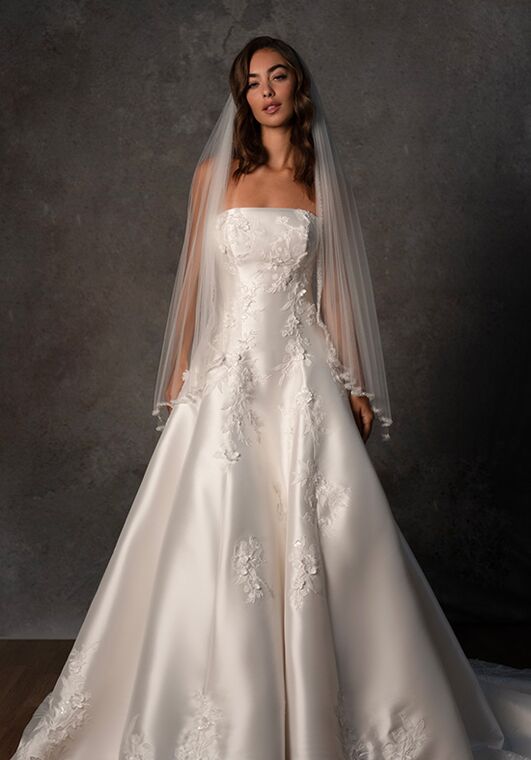 Essense of Australia D4479 A-Line Wedding Dress - 3