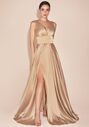 Ladivine 7469 V-Neck and Plunge Bridesmaid Dress - thumbnail - 6