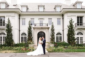 Classic Couple at the Scottish Rite Cathedral in Indianapolis, Indiana