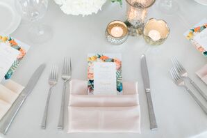 Simple, Garden-Inspired Table Setting
