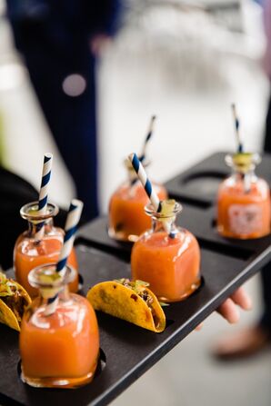 Ceviche and Tacos Passed Hors d'Oeuvres