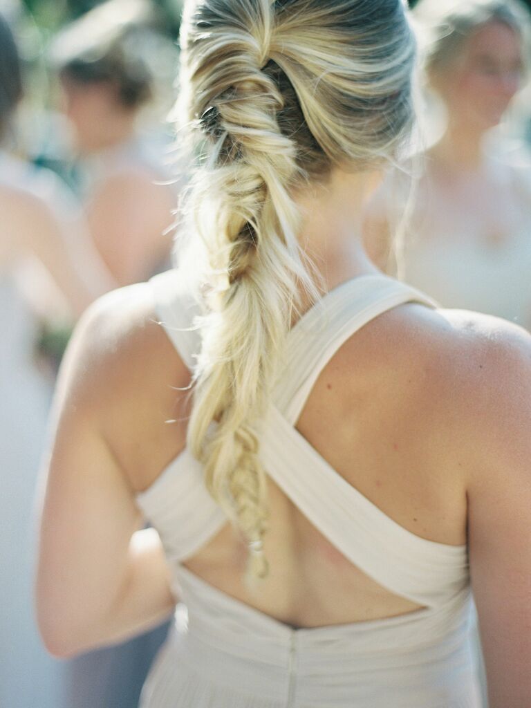 Wedding Guest Hairstyles Fishtail Braid
