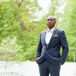 Noose and Monkey Navy Three-Piece Suit