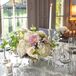 Romantic Hydrangea and Dahlia Centerpieces