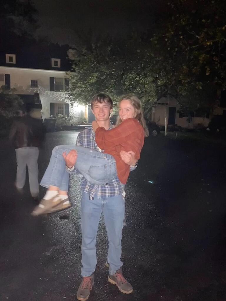 Our first fall barn party, hosted by the Newman Center. 