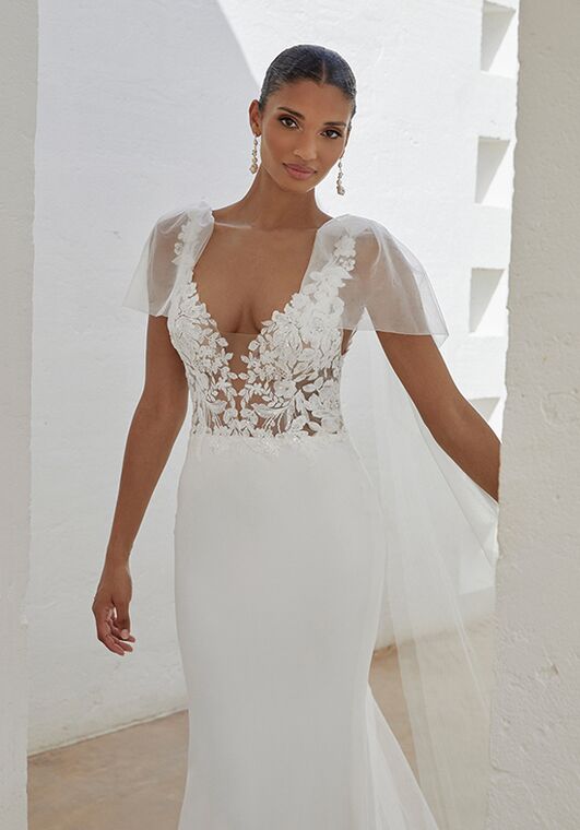 Adore by Justin Alexander Kari Fit-and-Flare Wedding Dress - 4