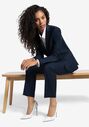 Generation Tux Women's Navy Suit Pantsuits and Separates Wedding Dress - thumbnail - 7