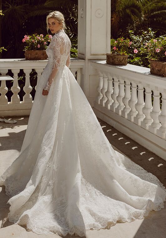 Amalfi Passion collection by Ricca Sposa Susanna 24-030 A-Line Wedding Dress - 4
