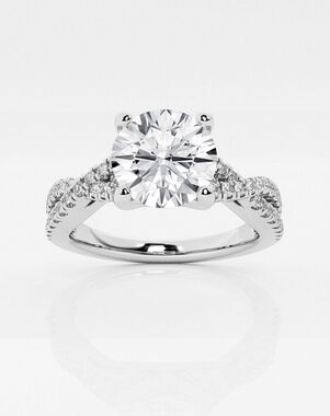 Grown Brilliance Round Cut Engagement Ring