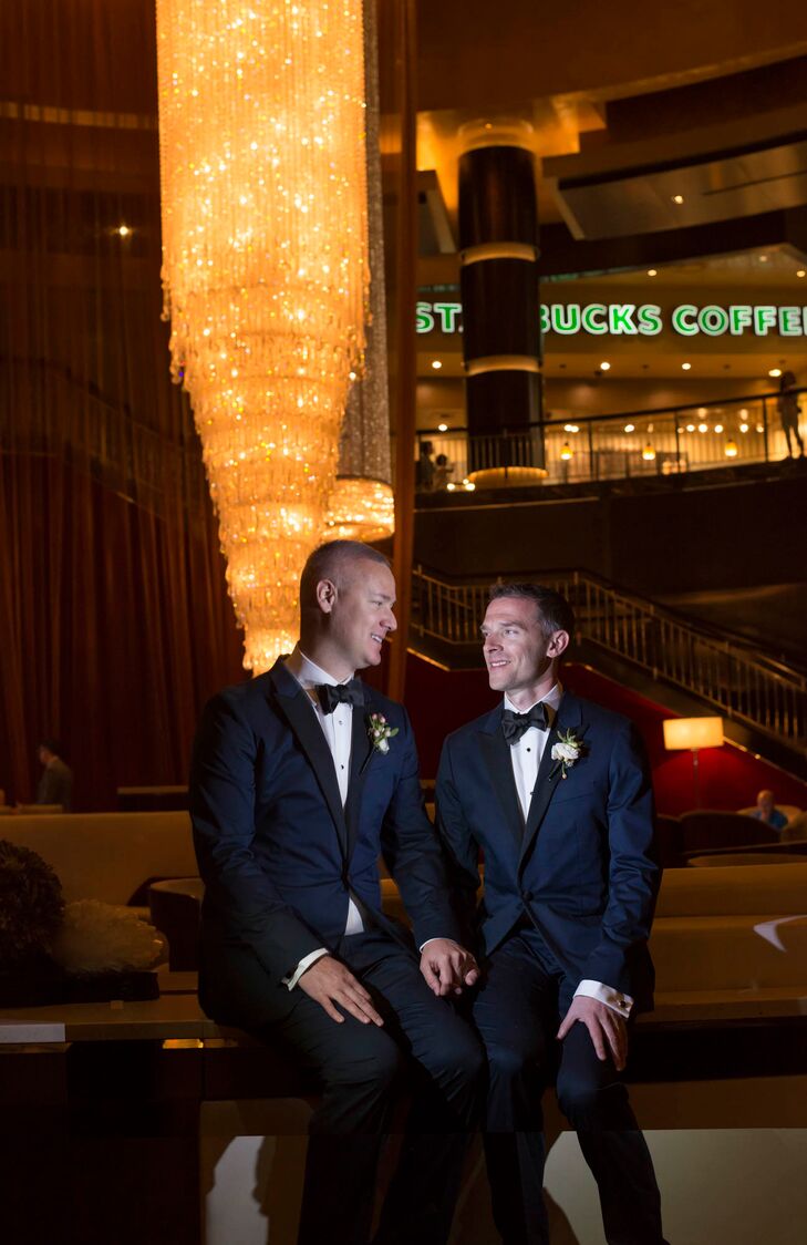 "We were plaintiffs in the case for marriage equality in the state of Nevada," the couple say. "We always said we wanted to get married but would only do it once it was legal. So as soon as it was, the wedding planning began."
