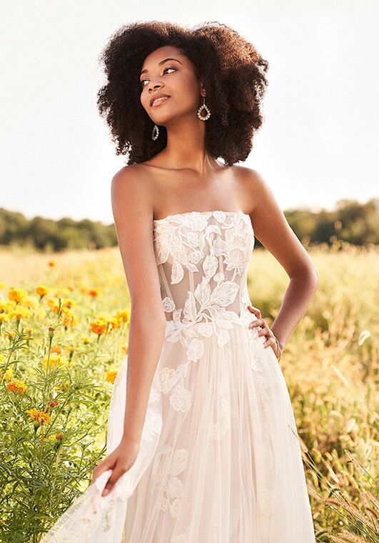 Lillian West 66194 A-Line Wedding Dress - 4