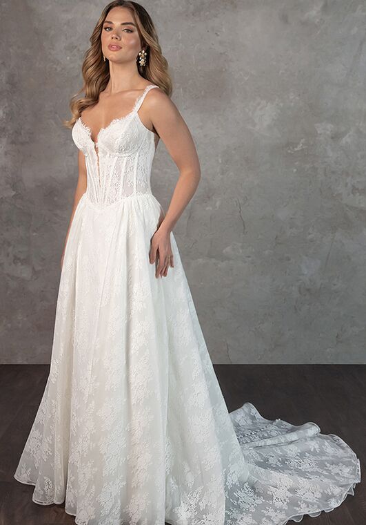 Essense of Australia D4315 A-Line Wedding Dress - 6