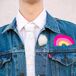 Denim Jacket for Wedding at the Unique Space in Los Angeles, California