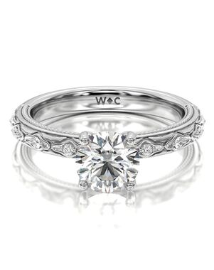 With Clarity Vintage Princess, Cushion, Emerald, Radiant, Round, Oval Cut Engagement Ring