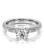 With Clarity Vintage Princess, Cushion, Emerald, Radiant, Round, Oval Cut Engagement Ring - thumbnail - 1