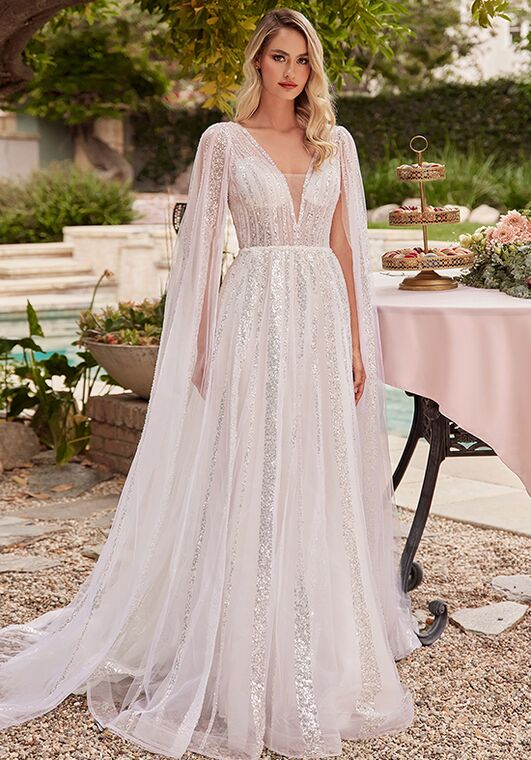 Ladivine CD852W A-Line Wedding Dress - 3