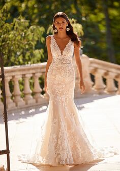 Moonlight Collection J6876 Mermaid and Trumpet Wedding Dress