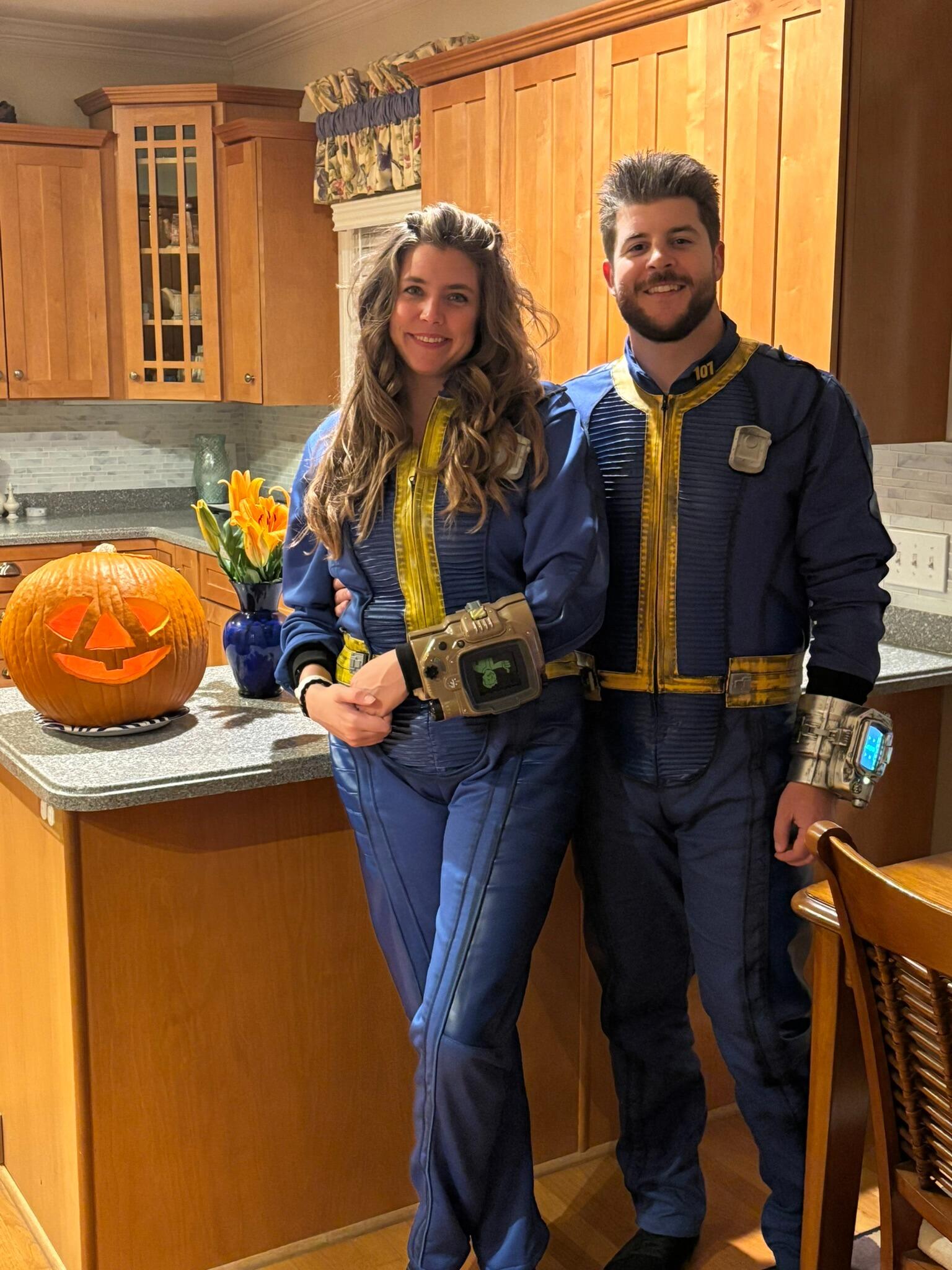 Our first Halloween dressing up together! 🎃