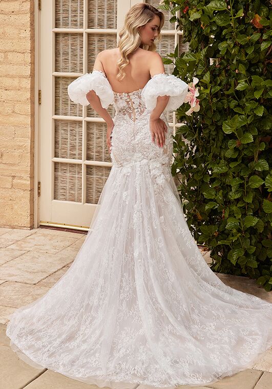 Ladivine CDS434W Mermaid and Trumpet Wedding Dress - 5