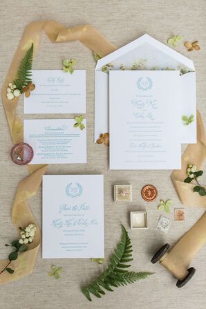 Classic Invitation Suite for Wedding at Cator Woolford Gardens in Atlanta