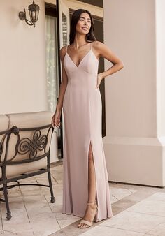 B2 Bridesmaids by Jasmine B243002 V-Neck Bridesmaid Dress
