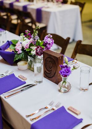 Wood Hand-Carved Table Numbers