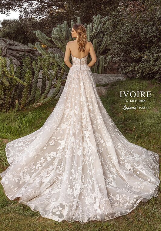 IVOIRE by KITTY CHEN LAGUNA, V2211 Ball Gown Wedding Dress - 6