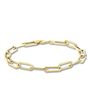 Kay Jewelers Paperclip Bracelet 10K Yellow Gold 7.5" Wedding Bracelets photo - thumbnail - 1