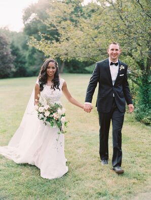 Bride and Groom at Greencrest Manor Wedding
