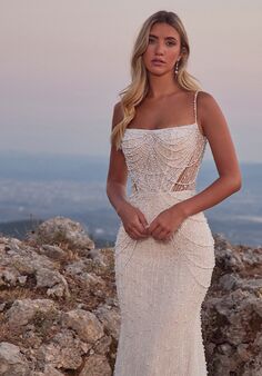Calla Blanche 125104 Raquelle Sheath Wedding Dress