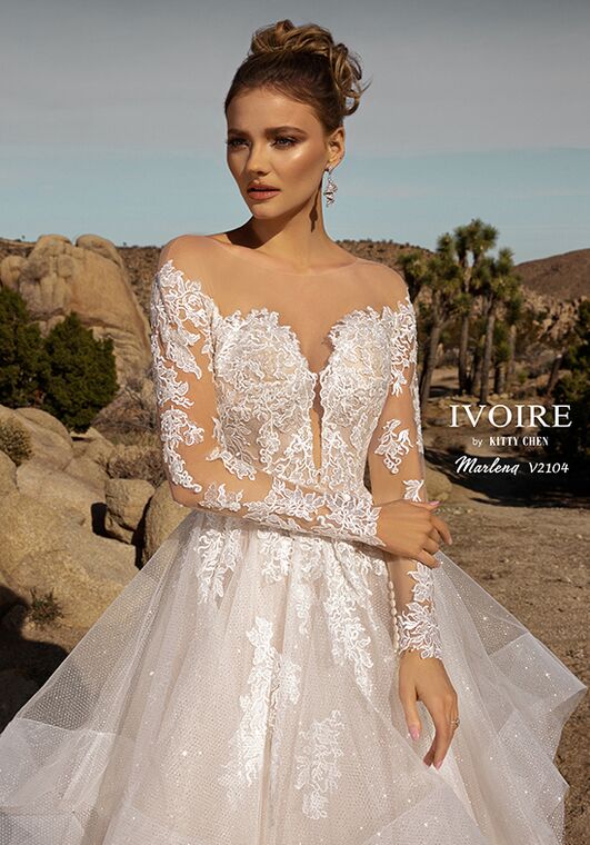 IVOIRE by KITTY CHEN MARLENA,V2104 Ball Gown Wedding Dress - 3