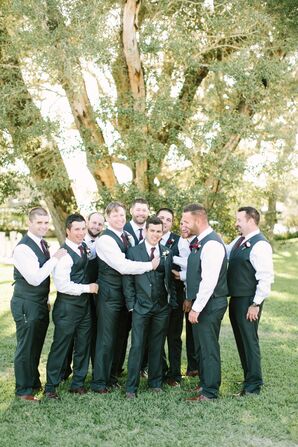 Fitted Gray Suits