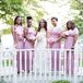 Mismatched Mauve Floor-Length Bridesmaid Dresses