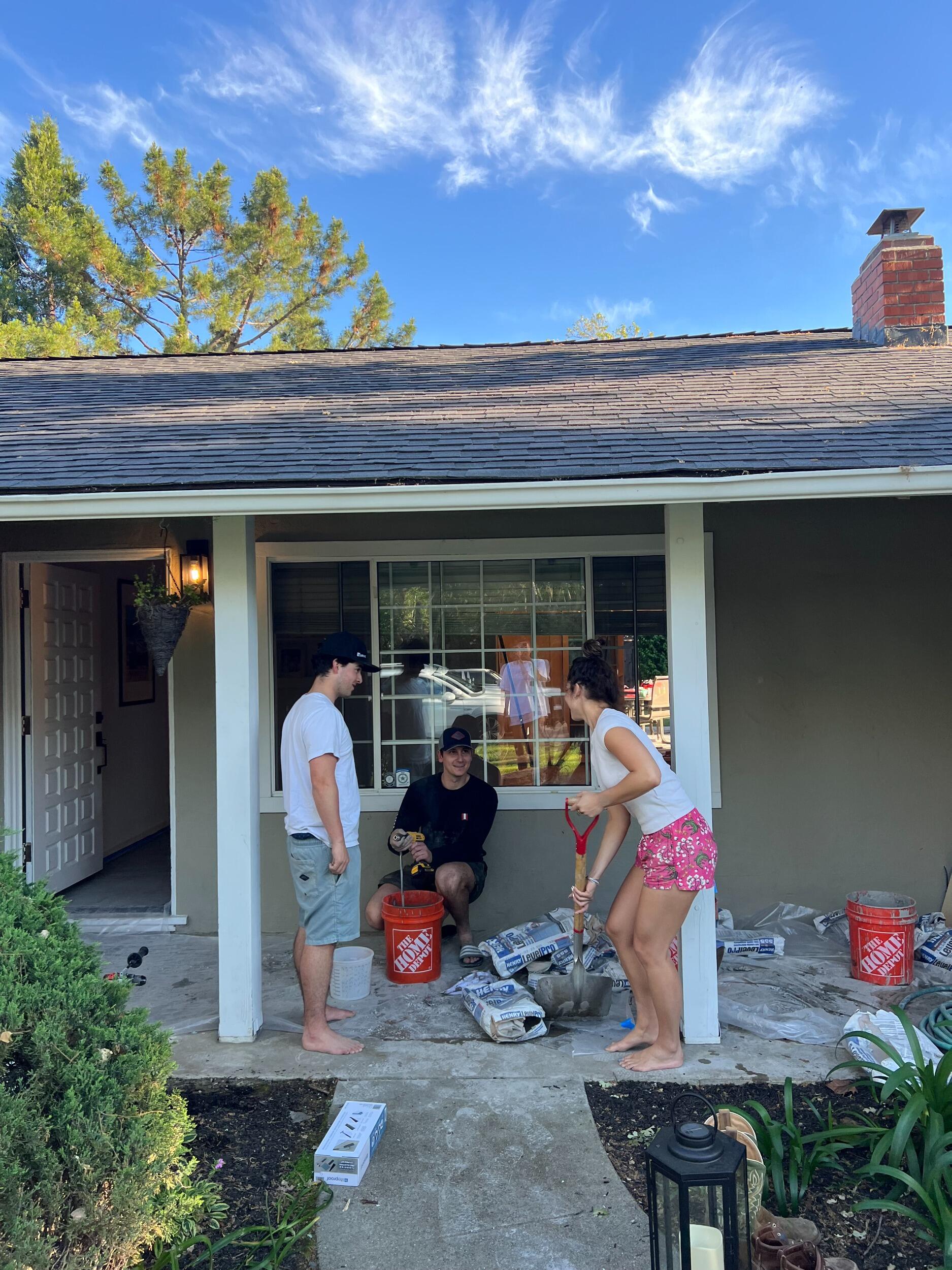 We bought our first home in Pleasant Hill, CA! And tried to do all of the renovations ourselves... 