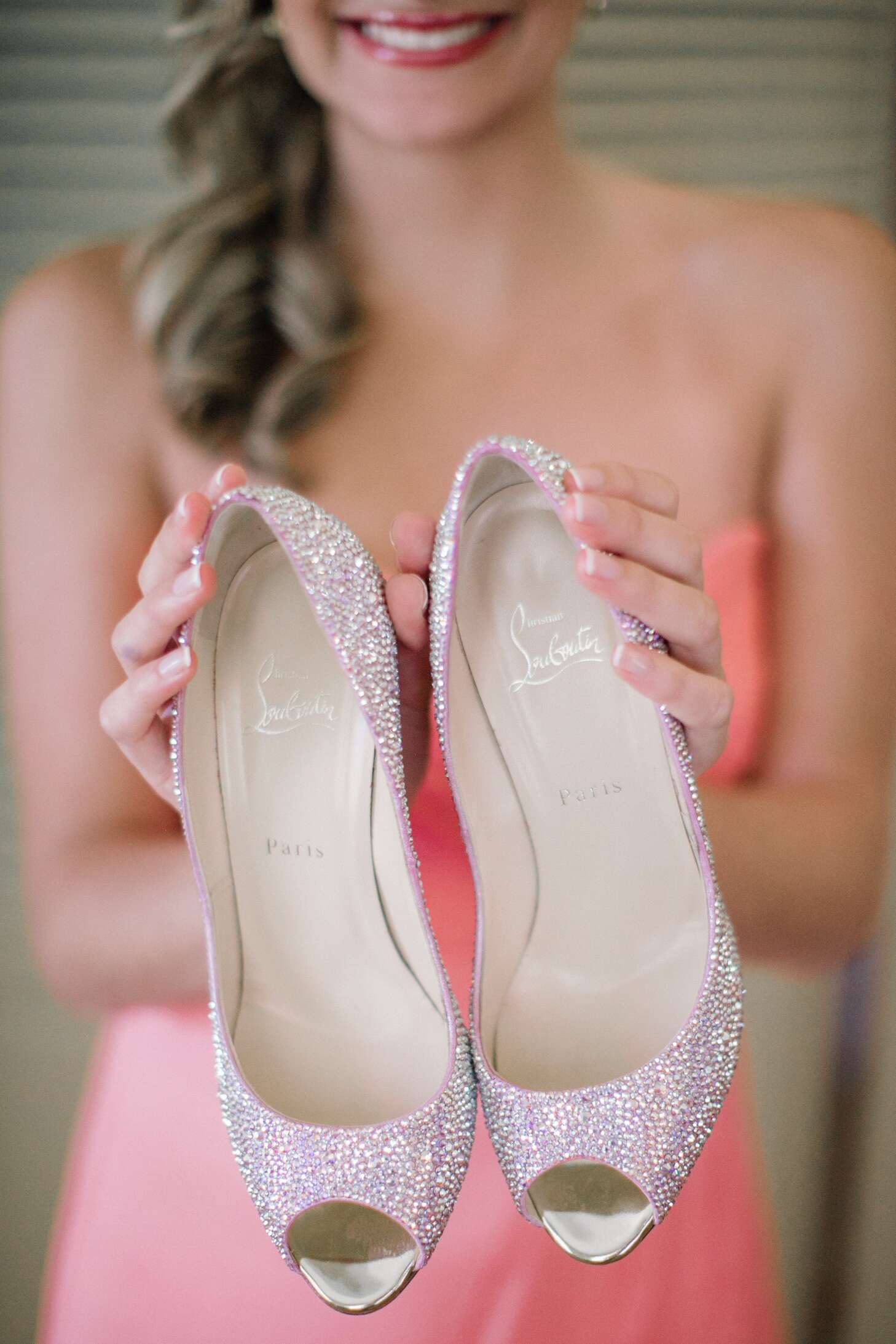 Crystal Christian Louboutin Bridal Shoes