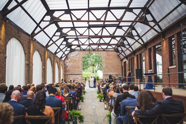 Industrial Courtyard Ceremony at the Bridgeport Art Center in Chicago